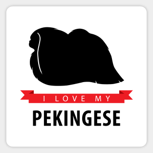 I Love My Pekingese Magnet